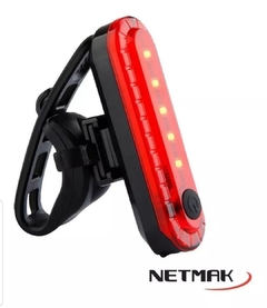 Luz Recargable Trasera P/ Bicicleta Ld5 - Netmak - comprar online