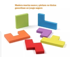 Rompecabeza Tetris Tangram Puzzle Bloque Madera Didactico en internet