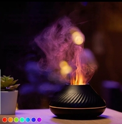 Difusor Humidificador Aromatizador Luz Led Fuego Fogonero - NIWALDIGITAL
