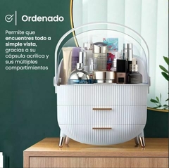 Raitot organizador de maquillaje portatil escritorio porta cosmetico