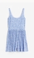 Jumper/ shorts azul floreado