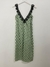 Vestido estampado verde