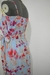 Vestido celeste flores - comprar en línea