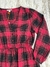 Vestido cuadros rojo - comprar en línea