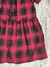 Vestido cuadros rojo - coco boutique