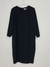Vestido negro cuello V