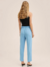 Pantalón celeste MNG - coco boutique