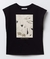 Blusa negra sin mangas (M)