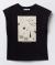 Blusa negra sin mangas (M)