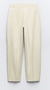 Pantalón Beige vestir ancho en internet