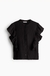 Blusa negra Olanes