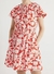 Vestido flores rojo (L) - comprar en línea