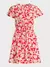 Vestido flores rojo (L)