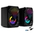 DAFUSHOP 2 Caixa de Som Multimídia Digital Speaker USB Para computador Notebook