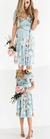 verão feminino boêmio floral solto império moda vestido de verão casual long