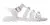 Sandalia Diana - Janahina Morena Tamanho:36 BR;Cor:Branco (258- Branco-36) - comprar online
