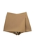 Traf moda feminina shorts pareo estilo assimétrico saias vintage cintura alta z - loja online
