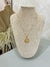 Colar Dourado São Bento com Zircônia Colorida