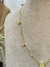 Colar Dourado com Pedras Amarelas - comprar online