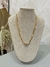 Colar Dourado Duplo Esfera