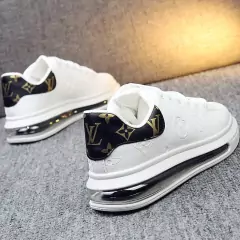 Tênis Masculino Branco 2022 Com Sola Grossa Antiderrapante Casual Esportes 39-44