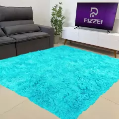 Imagem do Tapete Peludo Pelo Alto Luxo Felpudo Promocional 2x1,5