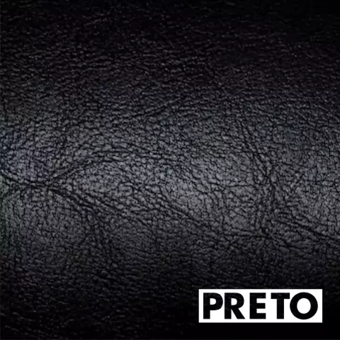Espelho decorativo oval com borda de couro + acessório para instalação Grátis
