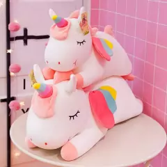 50cm/40cm/30cm Unicórnio de Pelúcia Menina Brinquedo