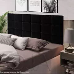 Cabeceira Painel Estofada Casal 140 cm Dobrável Cama box Padrão Calipha Cores - comprar online