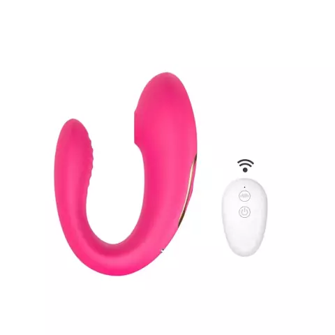 Vibrador Casal Controle Remoto; Sucção De Clitóris ZDB-22