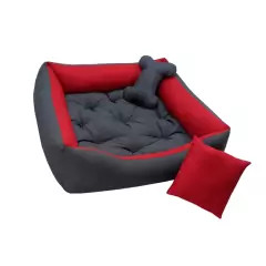 Imagem do Cama para cachorro grande 1,00x0,80 incluso ossinho e almofadinha