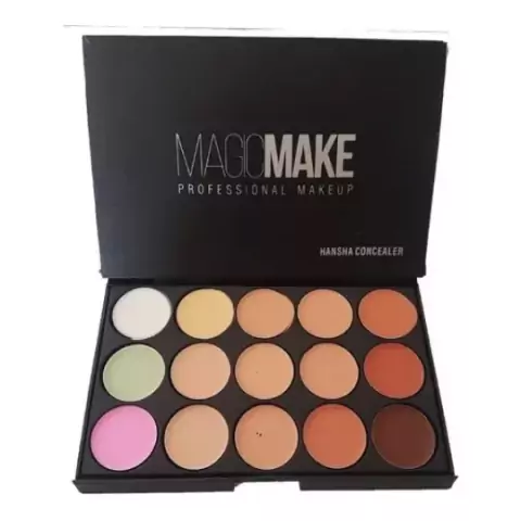 Paleta De Base Corretivo 15 Cores Maquiagem Profissional