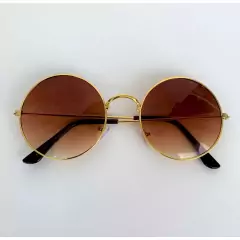 Óculos de Sol Redondo Vintage Unissex (Novo com proteção UV400) - comprar online