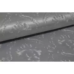 Imagem do Adesivo Papel De Parede Para Quarto Sala Arabesco Branco Gelo 1mx61cm Texturizado