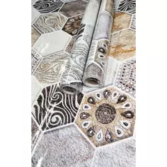 Adesivos de cozinha Resistente a Agua/Óleo/Fogo/Alta Temperatura - Usável em fogão/armário/porta Inovação com Filme especial.
