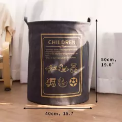 Cesta de roupa impermeável dobrável Cesto de brinquedos infantil na internet