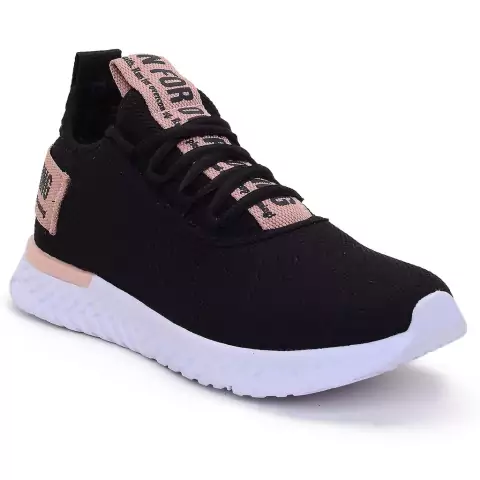 Kasut Tênis Esportivo Feminino Casual Branco Respirável