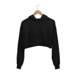 Moletom Cropped Canguru Irverno Algodão liso Inverno Style - loja online