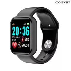 D20 Smart Watch HD Compatível IP67 Impermeável 1,3 Polegadas Frequência Cardíaca Rastreamento Fitness Bracelete Esportiva Para Uso Externo
