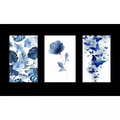 Kit Placas 3 Quadros Decorativos Vários Temas Para Decorar a Casa - loja online