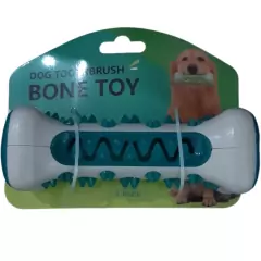 Brinquedo Pet 3x1 Mordedor Osso Massageador Gengiva Removedor Tártaros Escova de Dente Para Cachorro Cão Pets