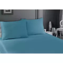 Jogo Lençol Casal 3 Peças - 100% Algodão - Alta Qualidade - Várias Cores - Jogo de Cama Casal