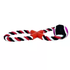 Brinquedo para Cachorro Puxador para Cães Corda com Bola Tênis Savana Pet na internet
