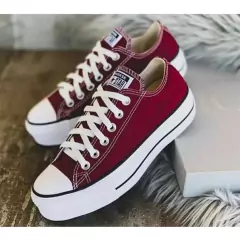 Tenis Star Plataforma Branco Feminino Tradicional Casual - loja online