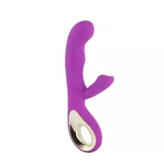 Vibrador Recarregável Ponto G Com Estimulador De Clitóris 10 modos de vibração VBR-18 - comprar online