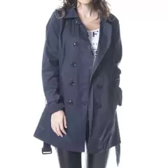 Sobretudo Casaco Feminino Moda Inverno Trench Coat Gisele Freitas - Lojão da Alemoa