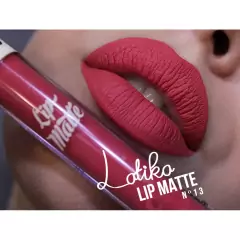 Batom Liquido Matte Latika 4ml Longa Duração, Não Transfere e Não Craquela (ESCOLHA SUA COR) - Lojão da Alemoa