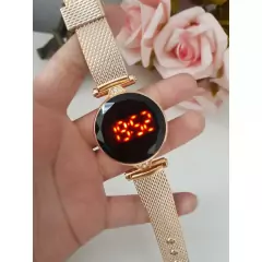 Relógio Feminino Touch Dourado Rose - comprar online
