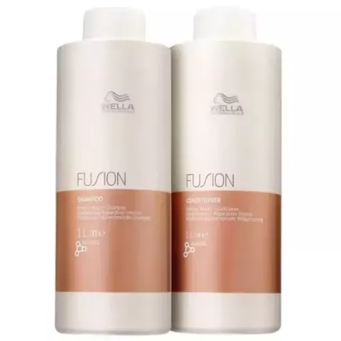 Shampoo e Condicionador Fusion Wella Professionals 1Lt Cada