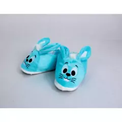 Pantufa Coelho Azul Sansão Confortável